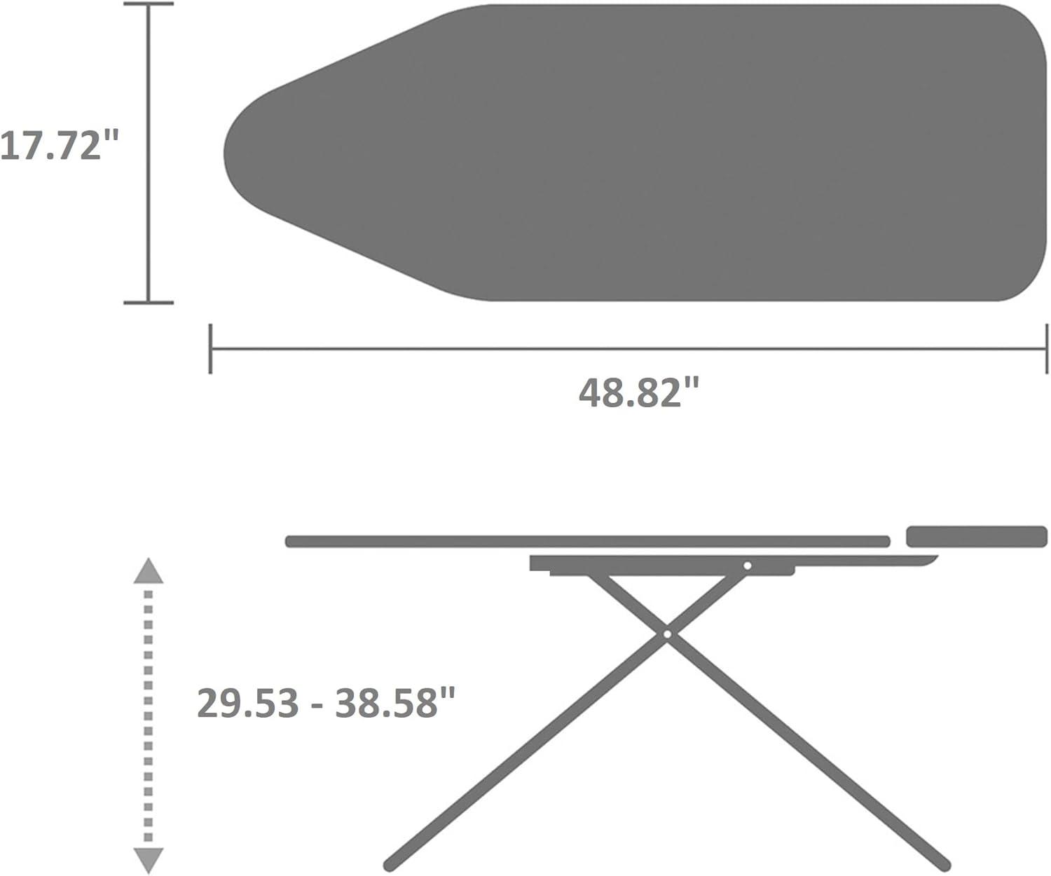Brabantia Brabantia Size C Large Ironing Board with Solid Steam Unit Holder