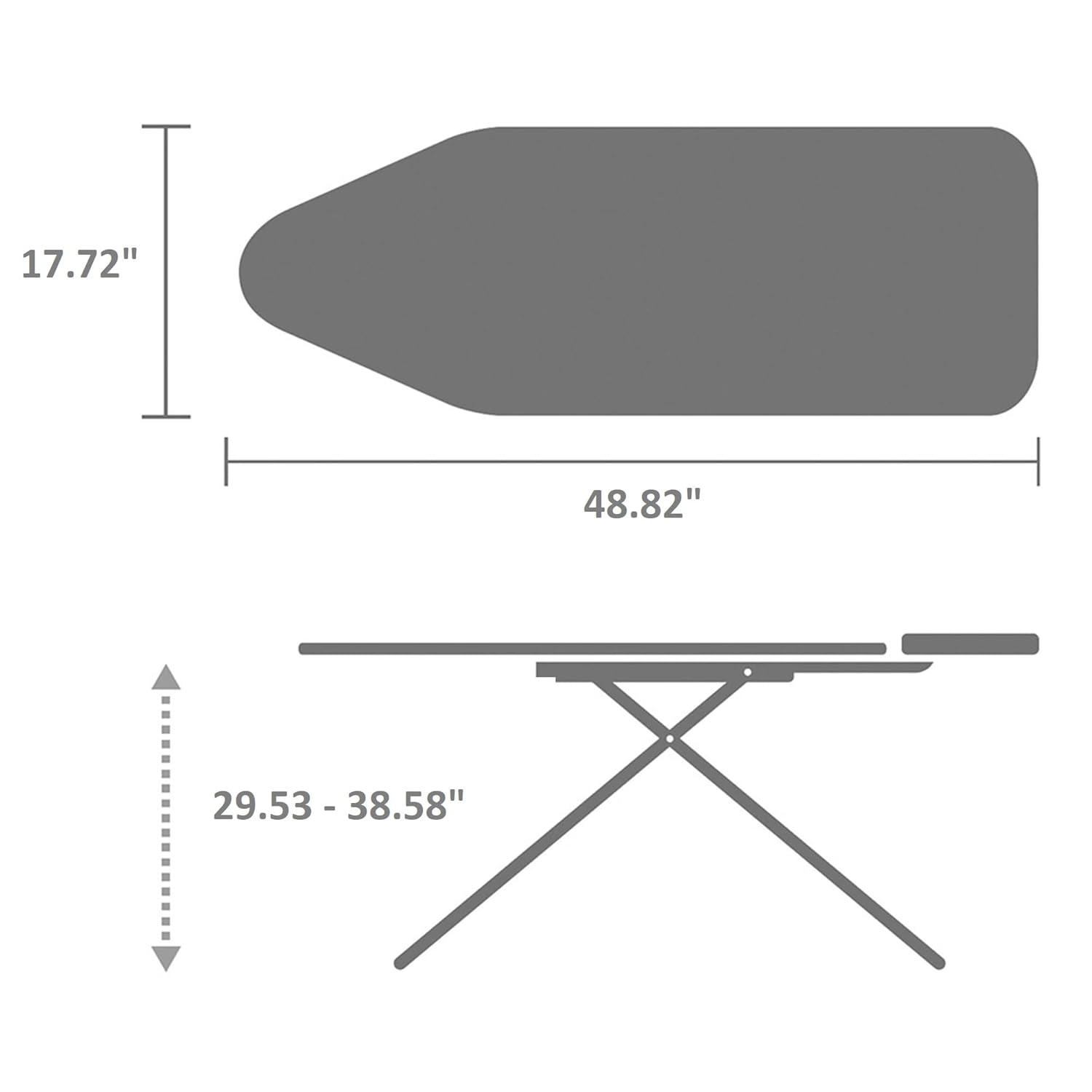 Brabantia Brabantia Size C Large Ironing Board with Solid Steam Unit Holder