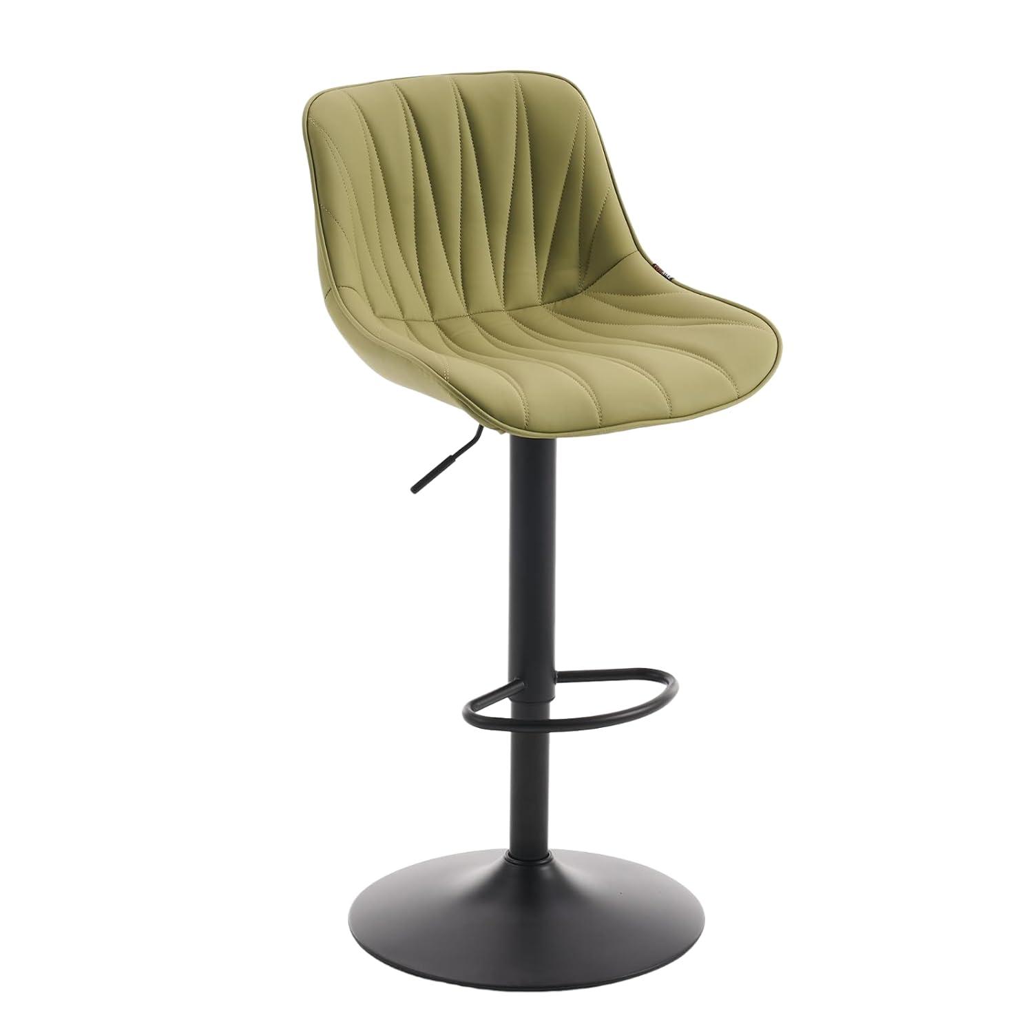 Kidol & Shellder Green Bar Stools Set of 2 Modern Kitchen Island Barstool