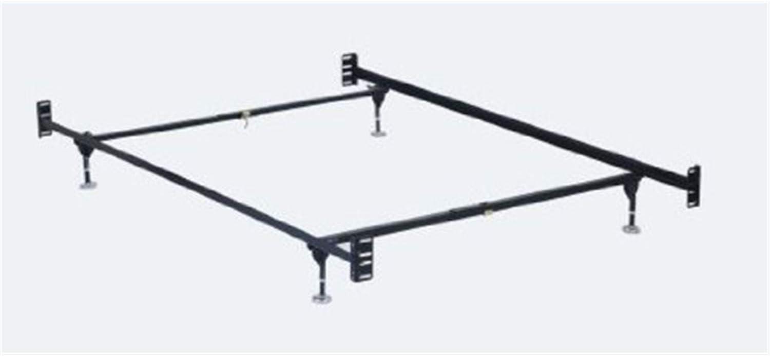 Home by Hollywood Bed Rails and Supports - Headboard/Footboard Bed Frames, Bed Rails & Center Supports w/ Glides, Twin / Full, 4 Leg w/ Glides
