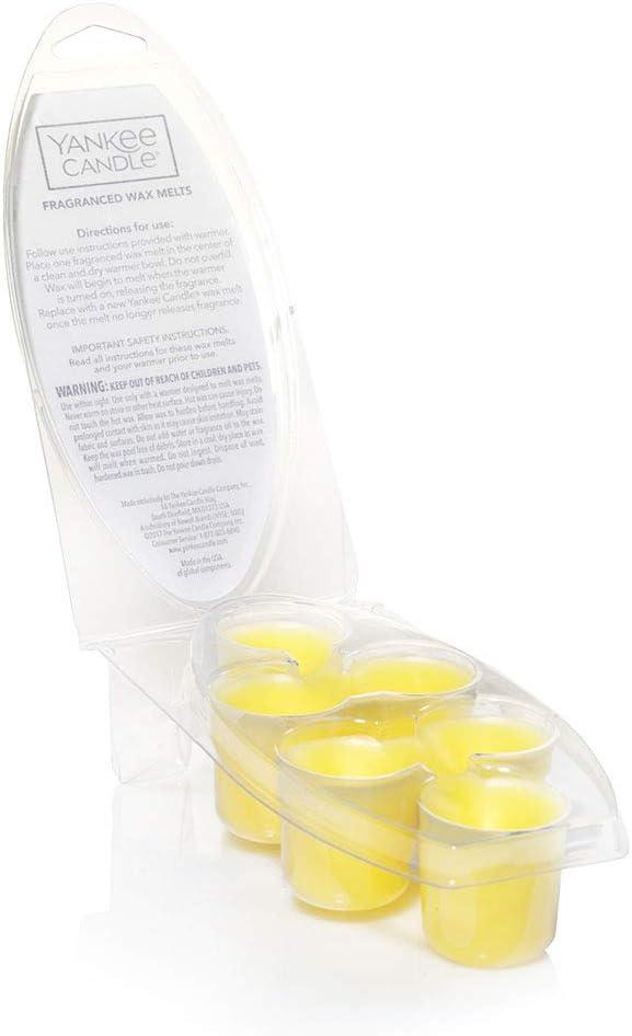 Yankee Candle Sicilian Lemon Fragranced Wax Melts, 1 Pack of 6, 2.6 oz