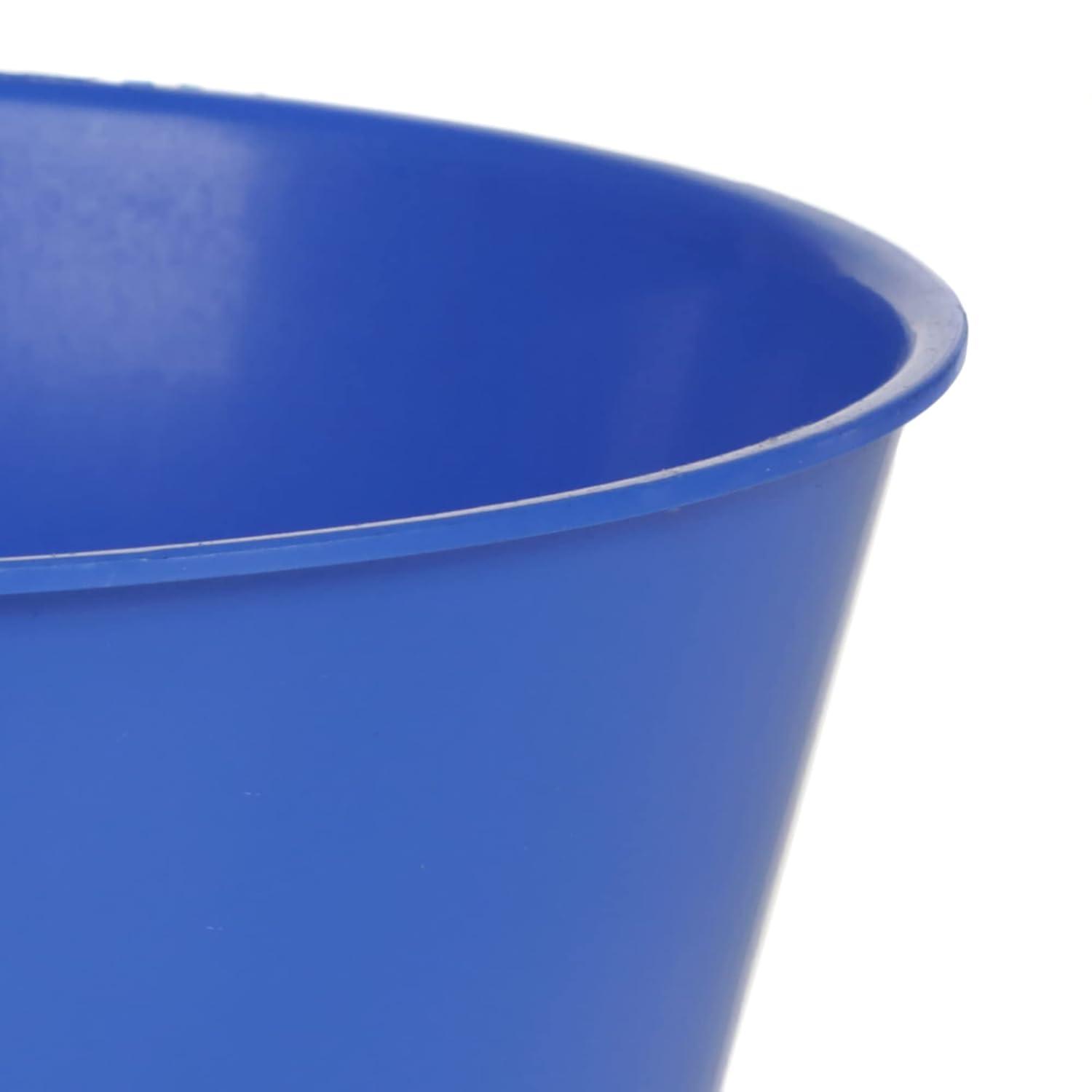 Farm Innovators R-19A 1.5 Gallon Electric Heated Pet Water Bowl with Thermostatic Control and Anti Chew Cord Protector, 60 Watt, Blue