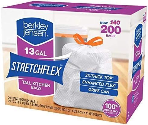 Berkley Jensen 13 Gallon Drawstring Trash Bags, 200 ct.