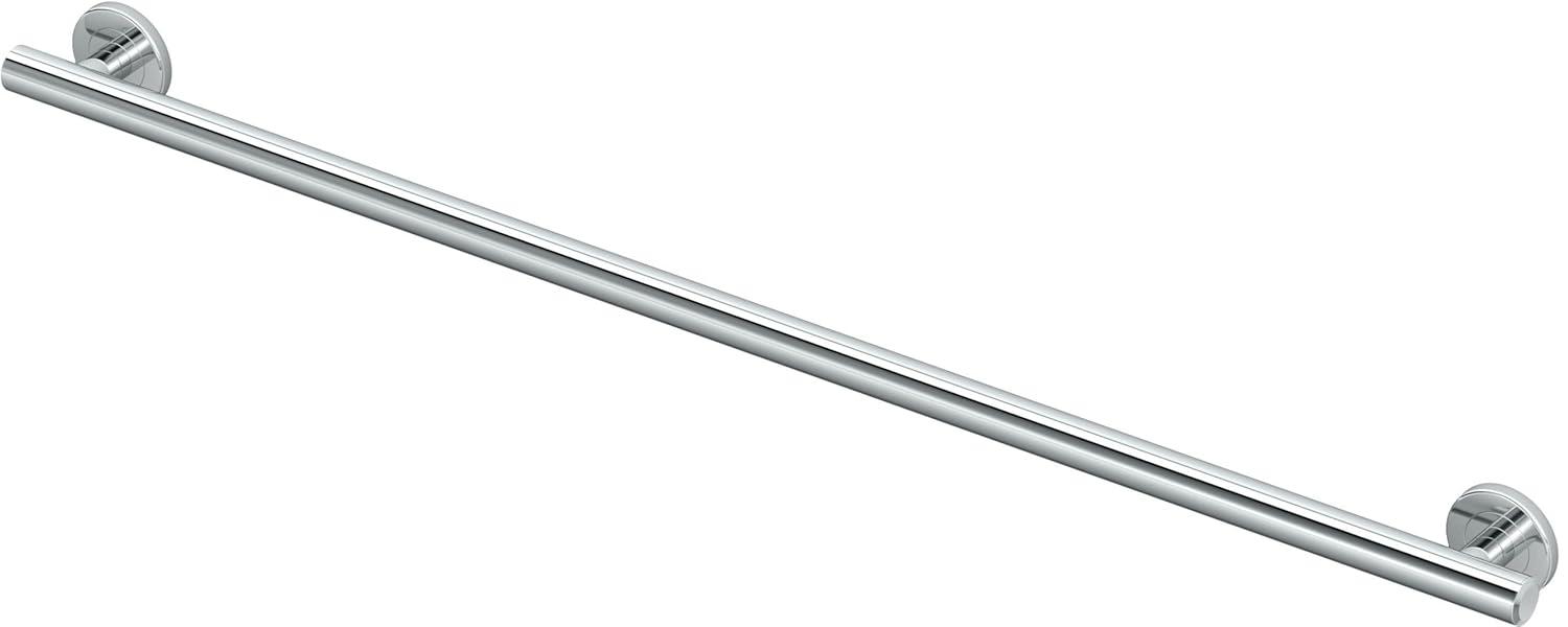 Latitude II Stainless Steel Wall Mount Grab Bar | ADA Compliant Safety Bar For Bathroom