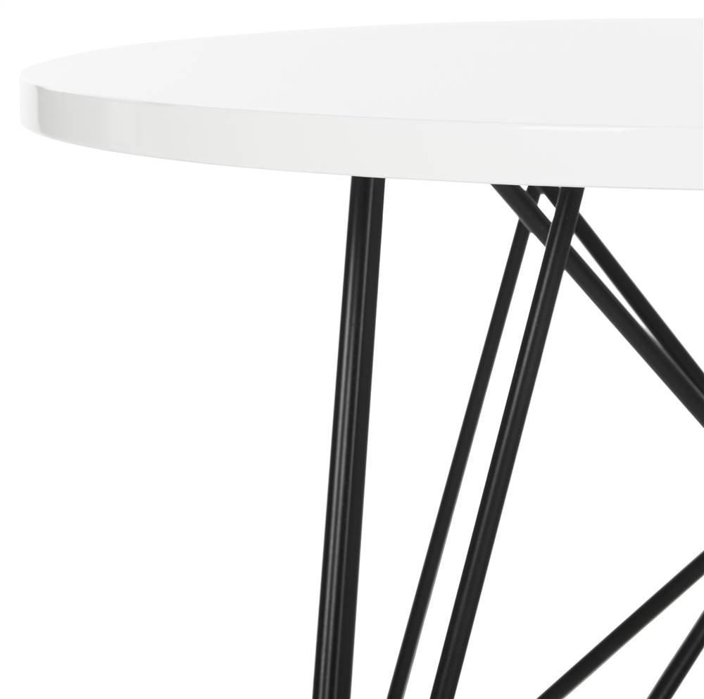 Vida End Table - White - Safavieh.