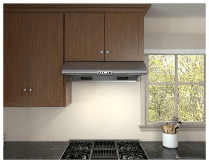 Core Zephyr 36" 850 CFM Under Cabinet Mount Range Hood with LED Lighting