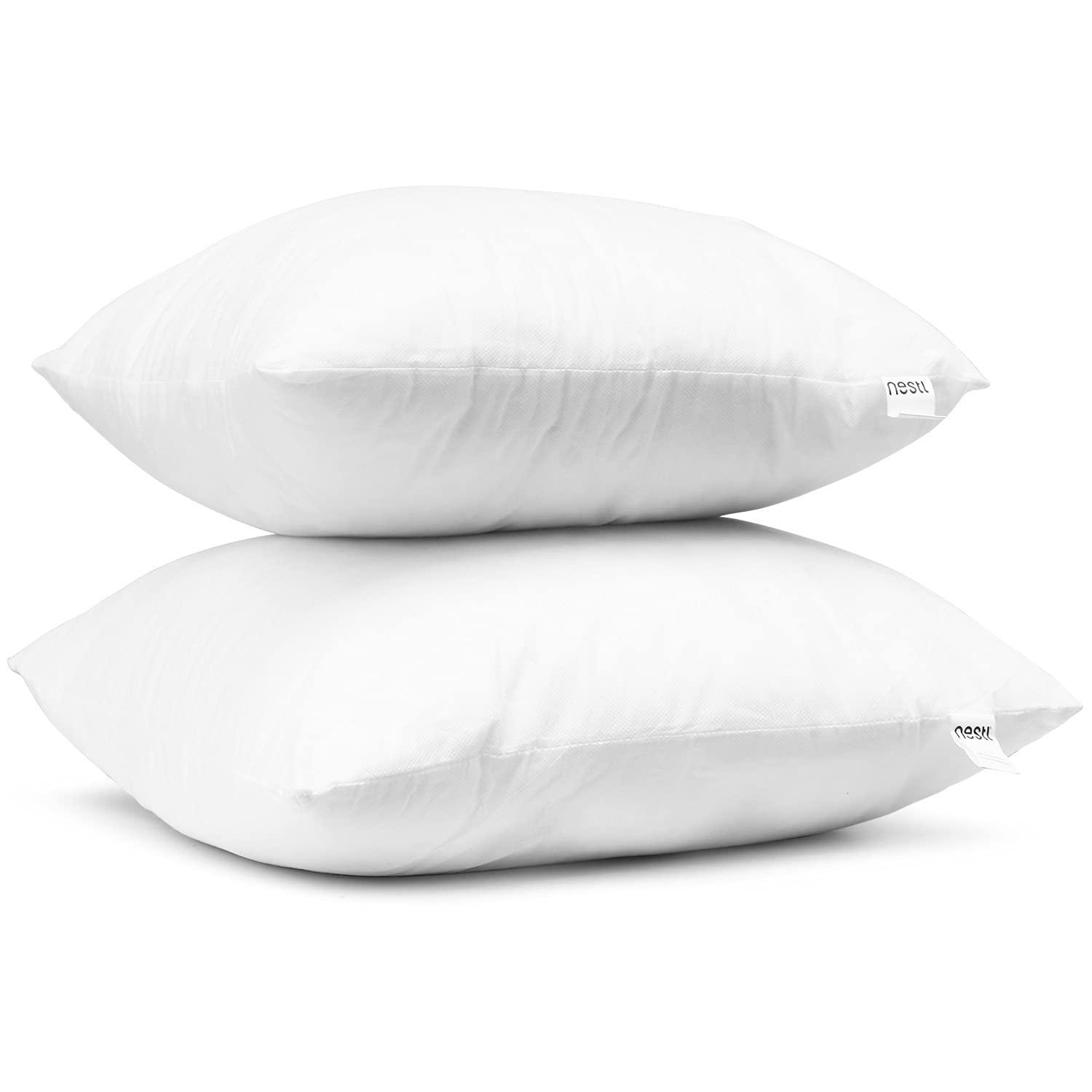 Nestl Throw Pillow Inserts, 24"x24", White