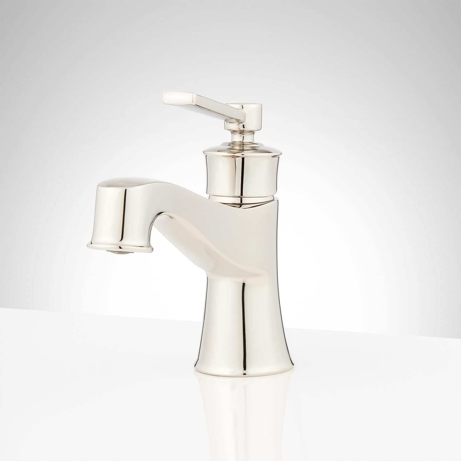 1.2 GPM Single Hole Bathroom Faucet with Pop-Up Drain Assembly