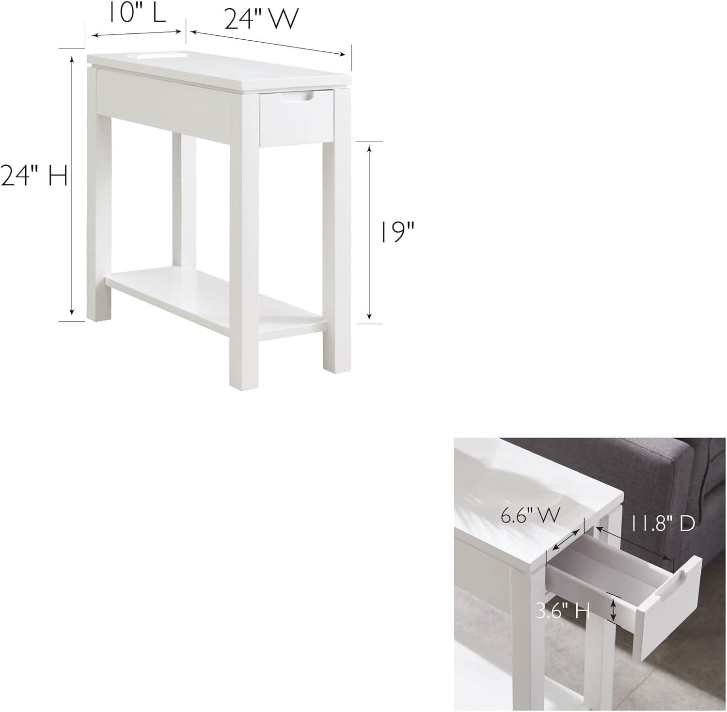 Cade Solid + Manufactured Wood Side Table