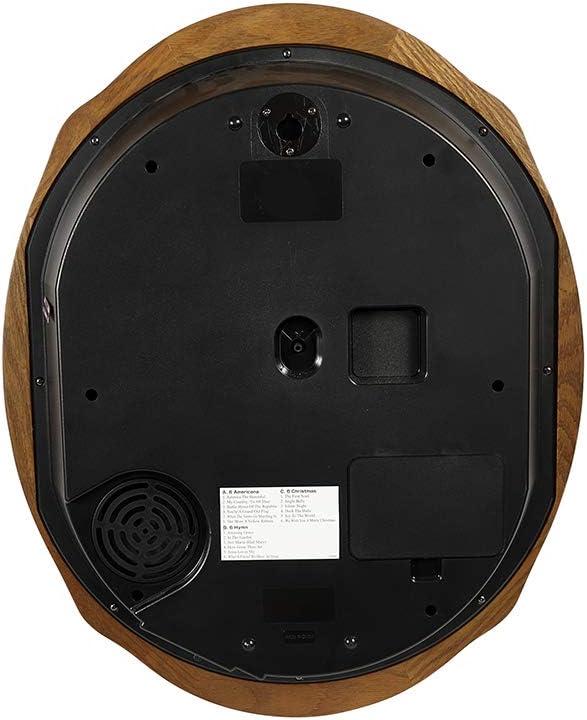 Rhythm Clock 4MH418WU06 20.7 x 16.6 in. Joyful Prairie Magic Motion Clock