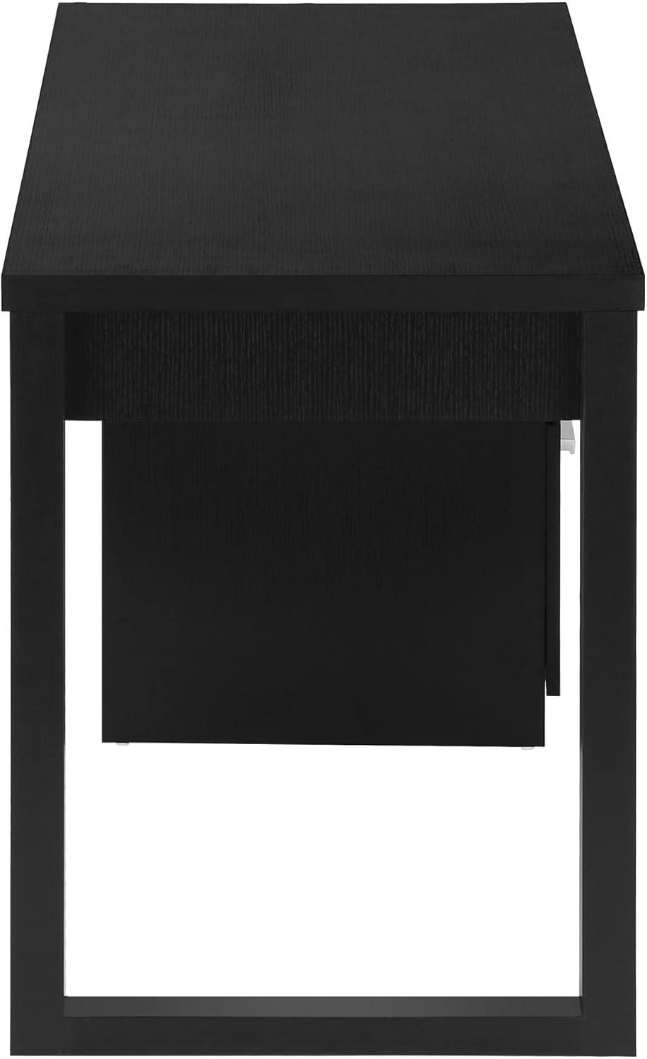 Monarch Specialties 30 x 23.5 x 48 in. Left or Right Facing Computer Desk, Black