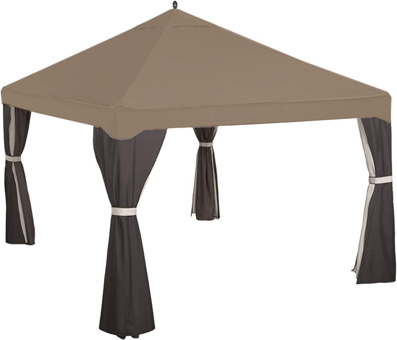 Nutmeg Polyester Replacement Canopy for 10' x 12' Gazebo