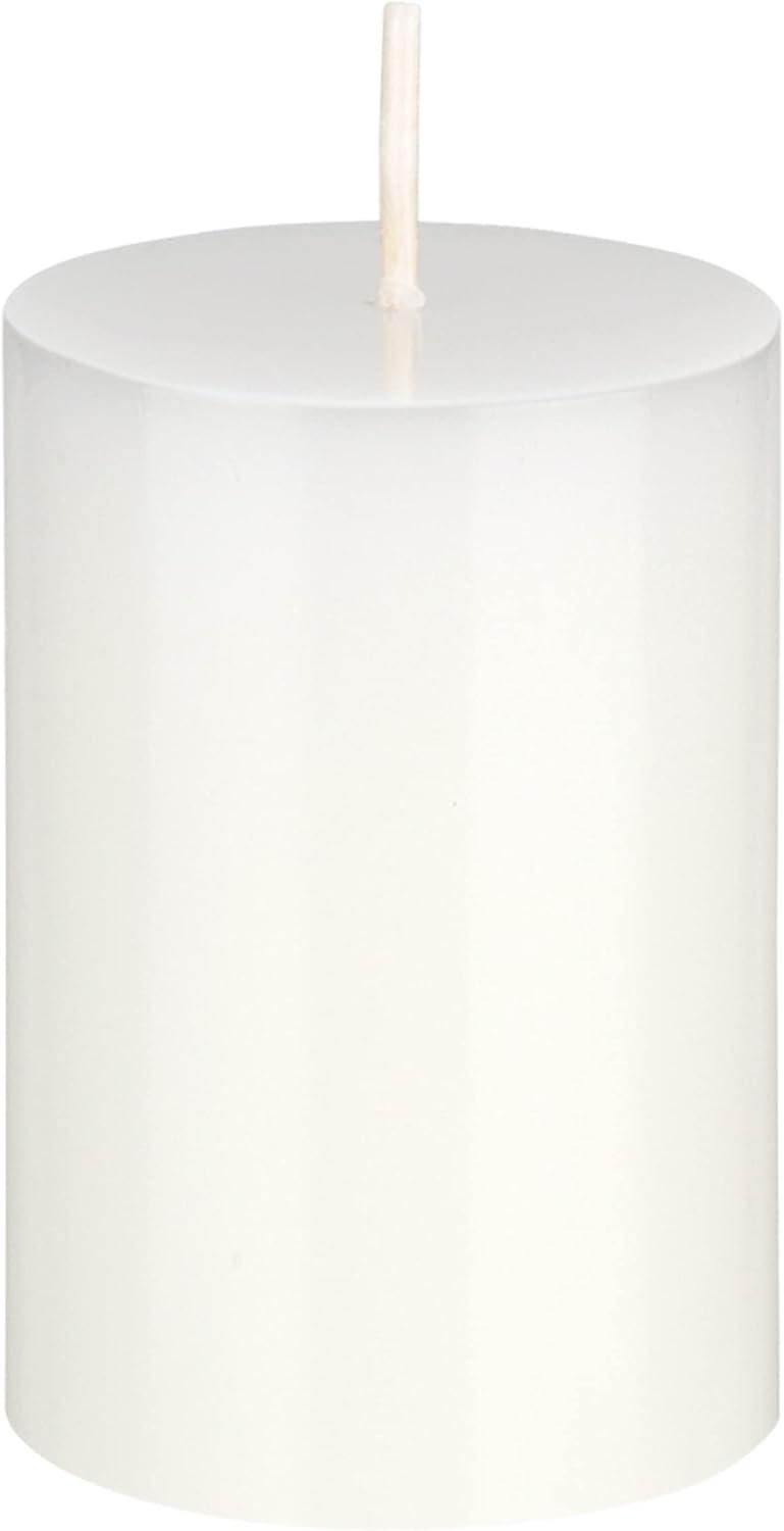 Mega 2" x 3"Unscented Round Pillar Candle, White