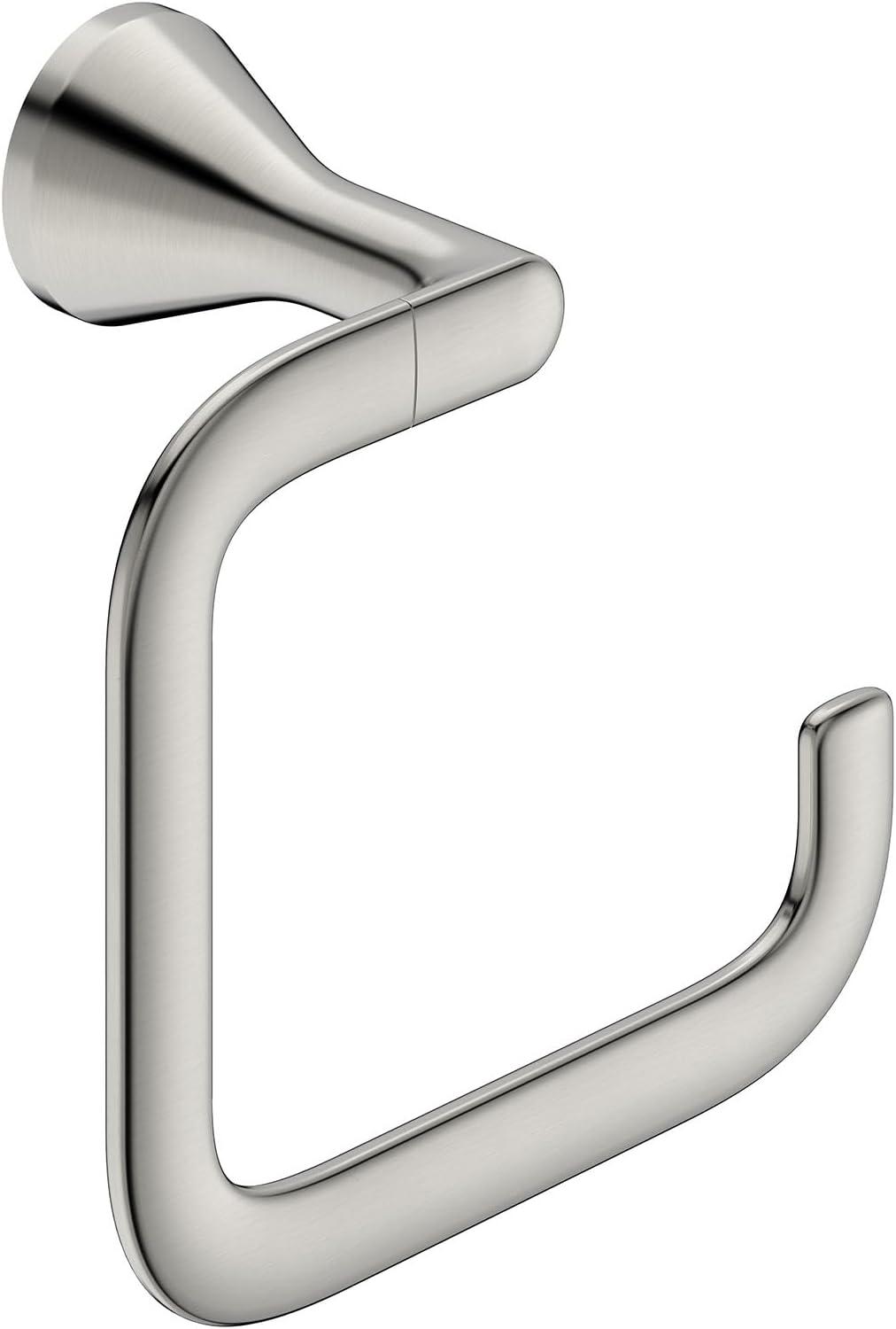 Brushed Nickel Wall Mounted Towel Ring