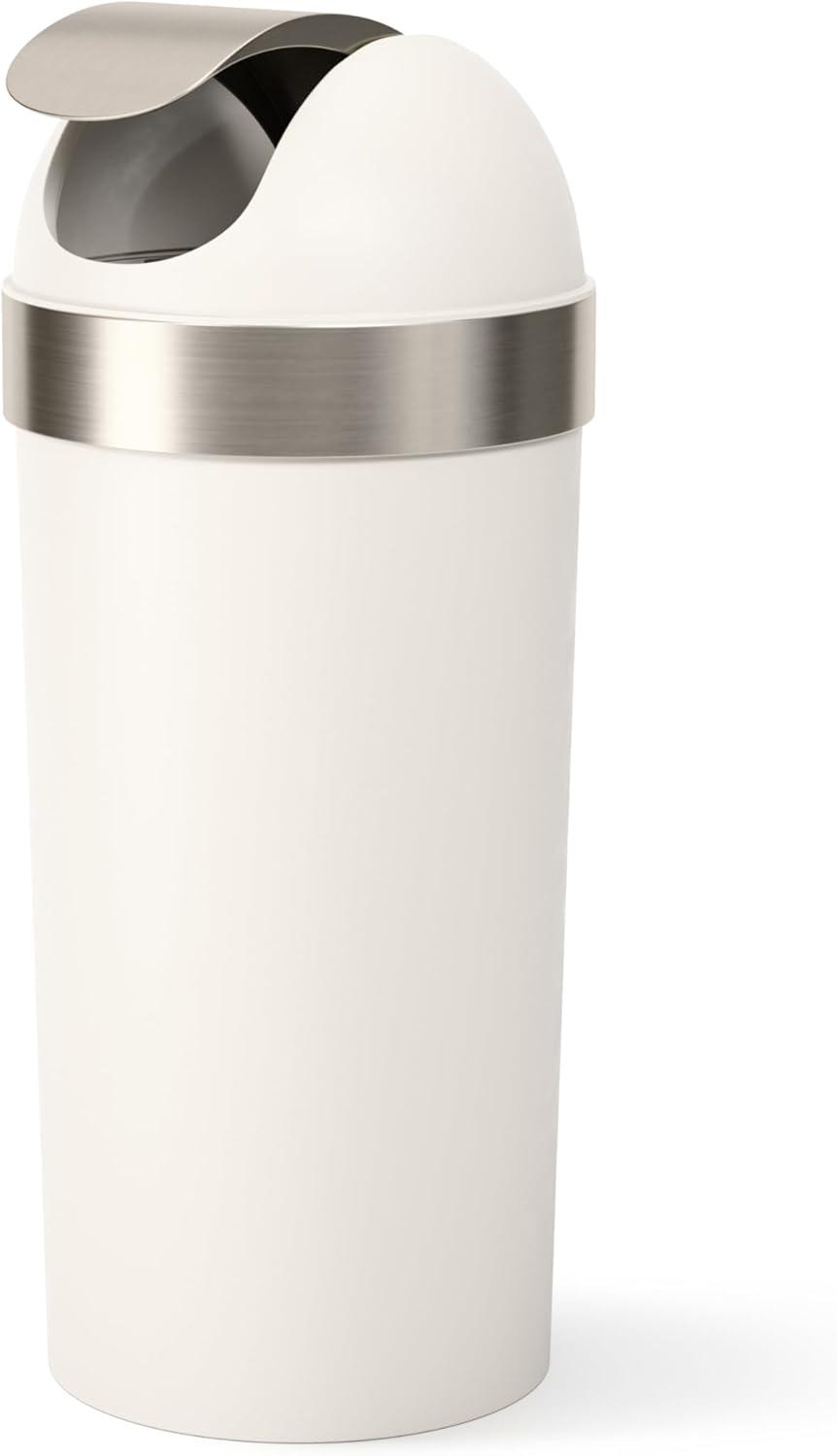 Venti Plastic Swing Top Trash Can - 16 Gallons