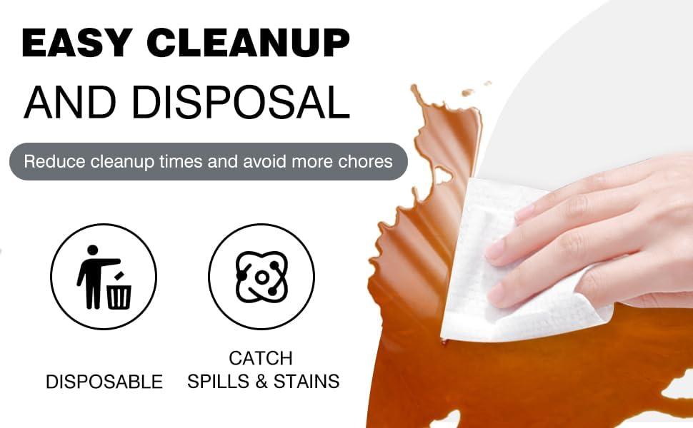 Craft And Party, White Plastic Table Cover Roll - 40in X 100 feet Heavy Duty Plastic Banquet Table Cover Roll. (White)