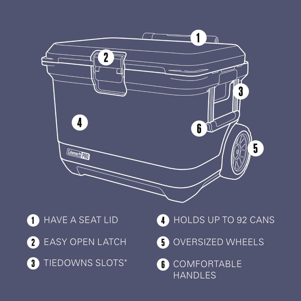 Coleman Coleman Pro 55-Quart Hard Cooler