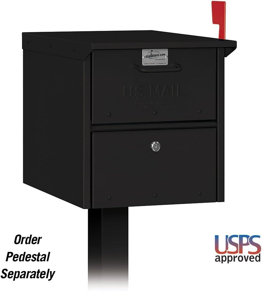 Salsbury Industries Roadside Mailbox - Black