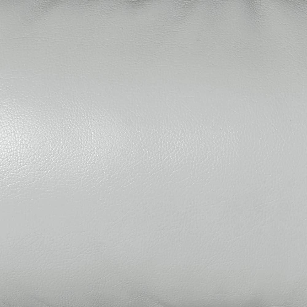 Homelegance Darwan 88" Leather Gel Double Reclining Sofa, Light Gray