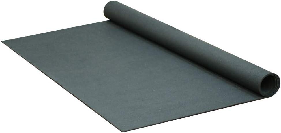 Rubber-Cal, Inc. "ReUz" Rubber Flooring Rolls - Black