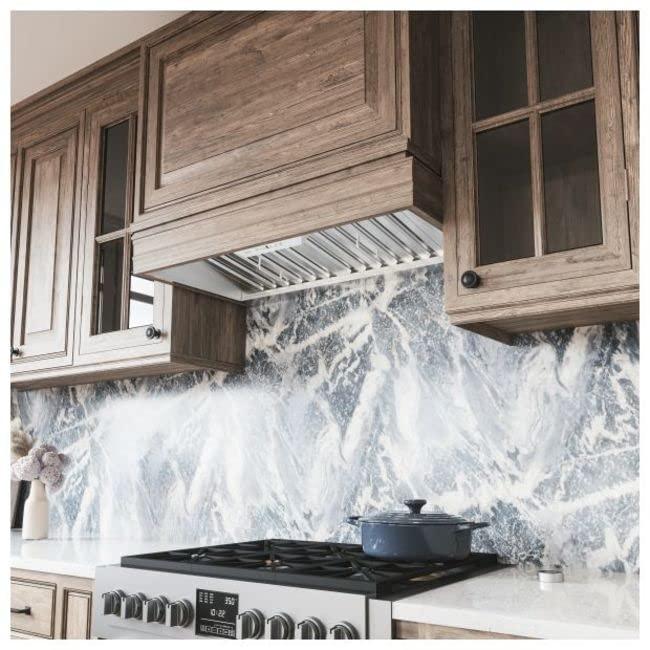 Zephyr Zephyr Monsoon I 36" 600 CFM Insert Mount Range Hood with LED Light in Stainless Steel