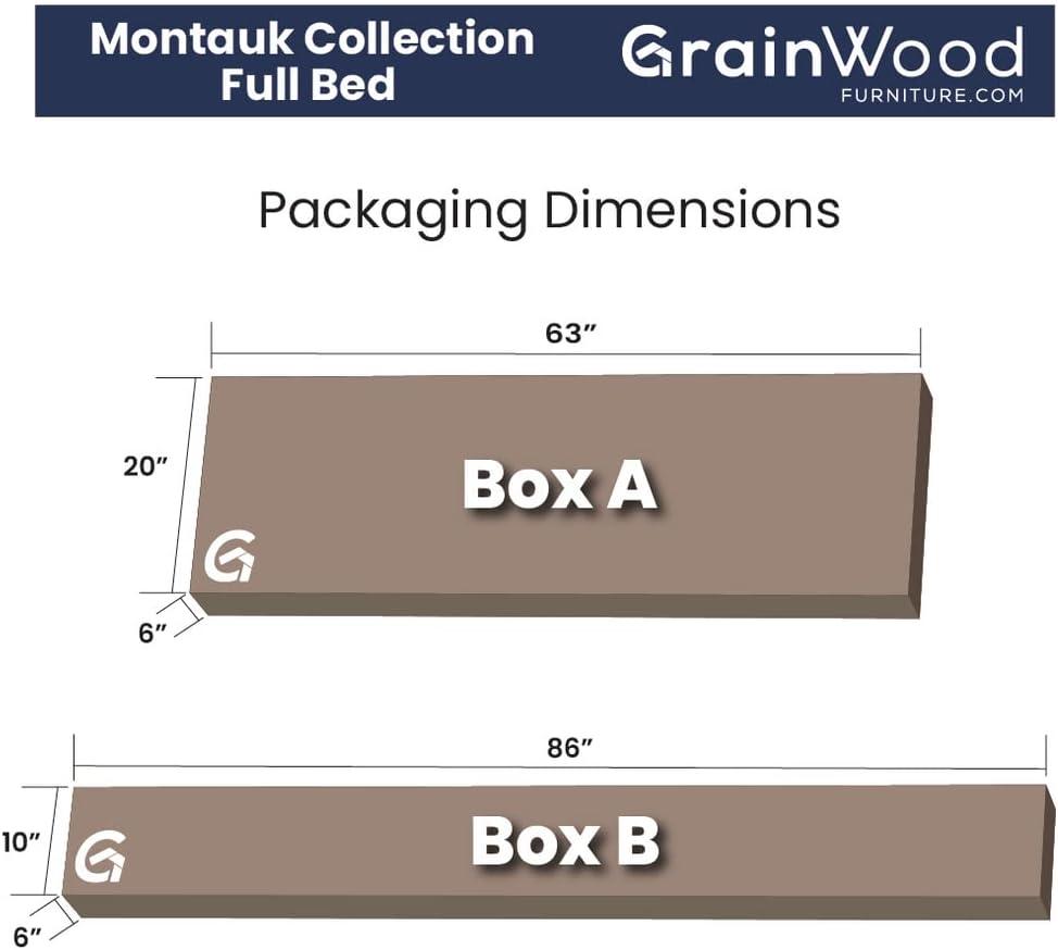 Montauk Solid Wood Panel Bed