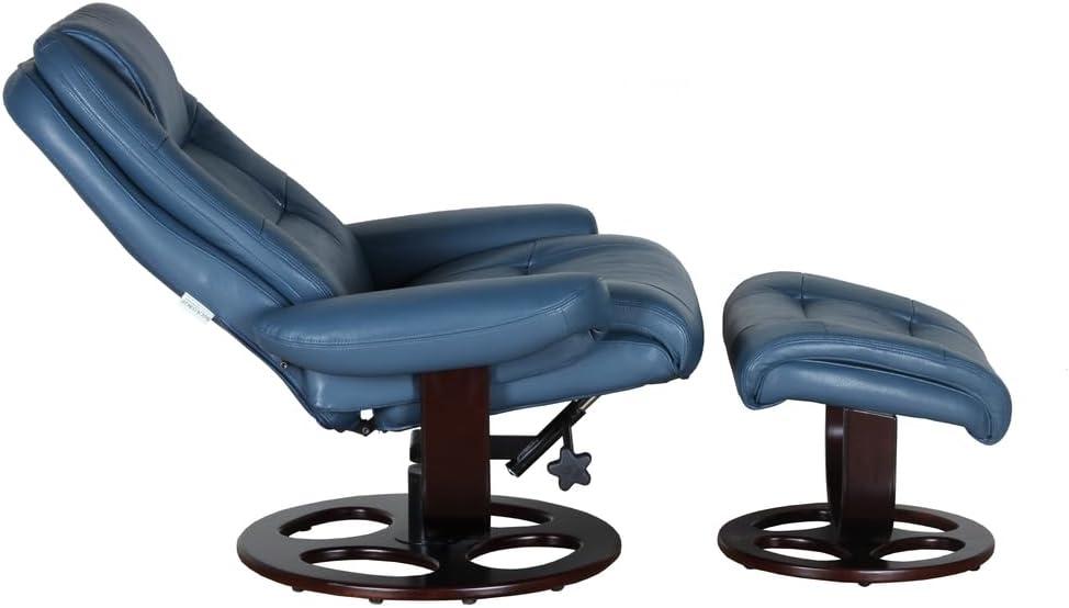 Barcalounger Jacque Swivel Pedestal Recliner w/Ottoman