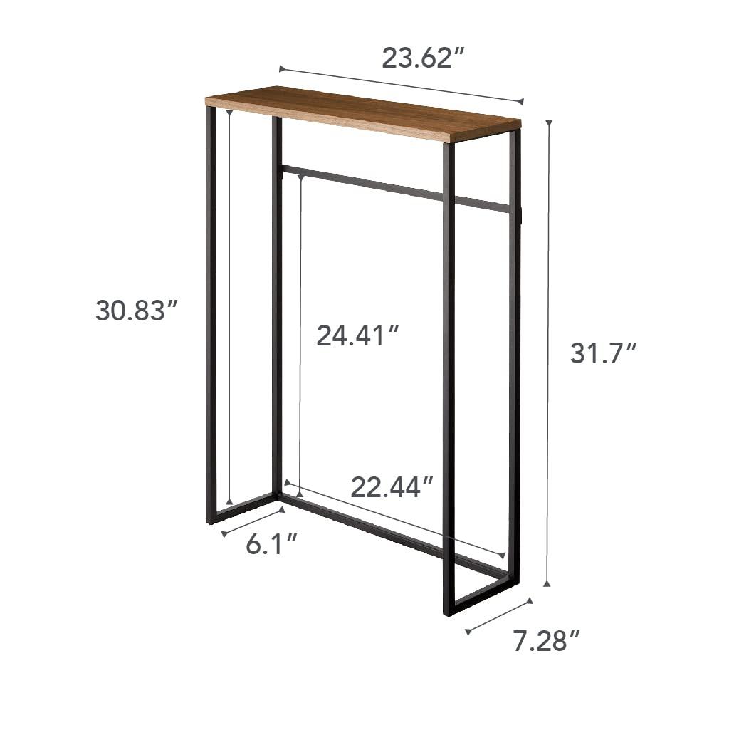 Yamazaki 24" Tower Narrow Entryway Console Table