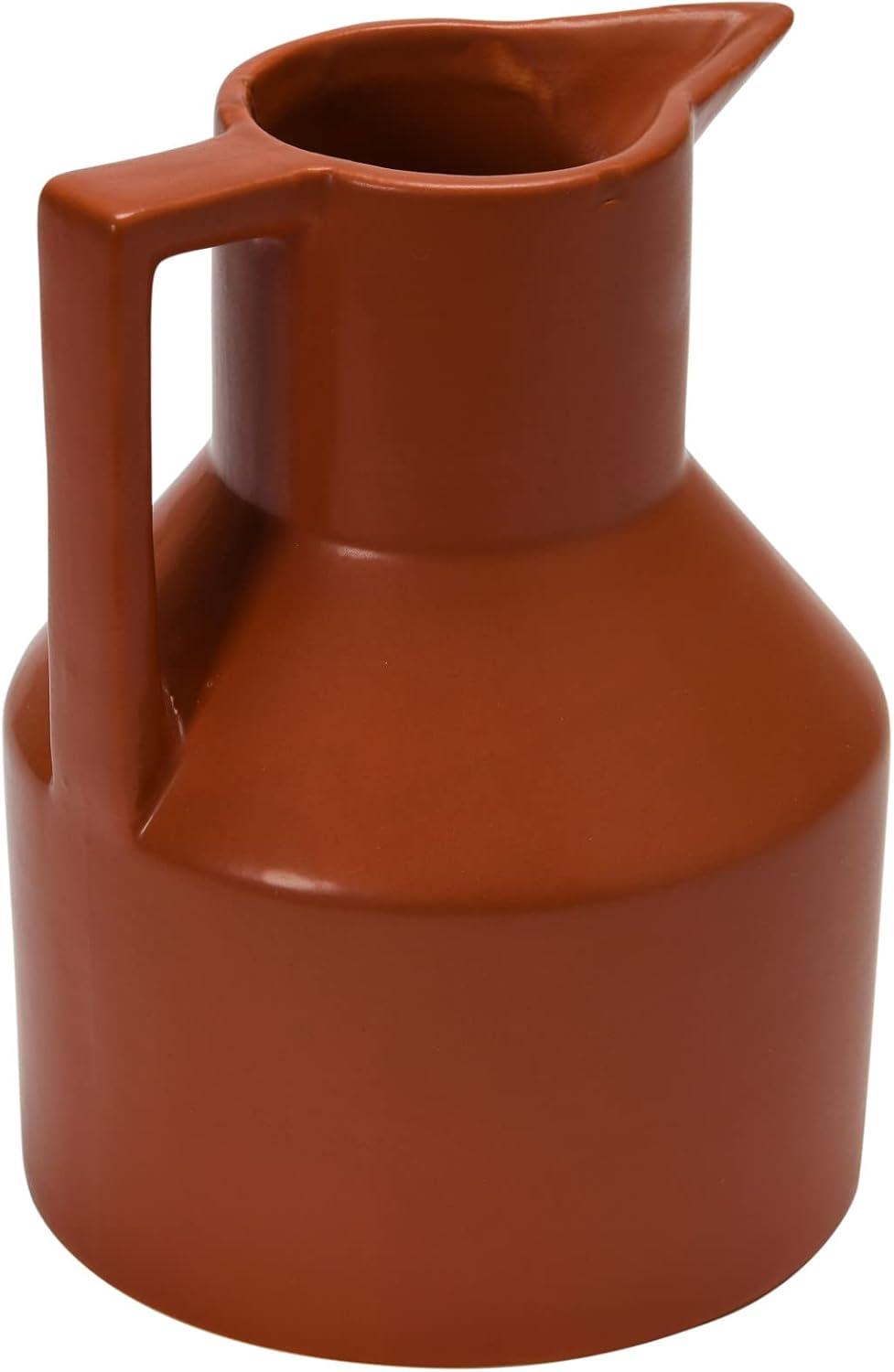 Bloomingville Decorative Stoneware Watering Pitcher/Vase with Handle