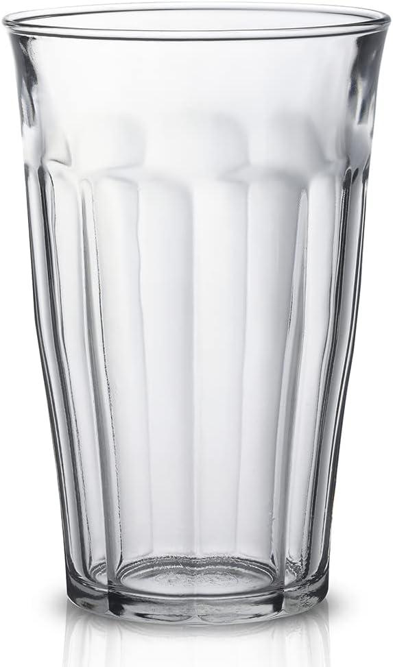 Clear Tempered Glass 16 oz French Tumbler Set