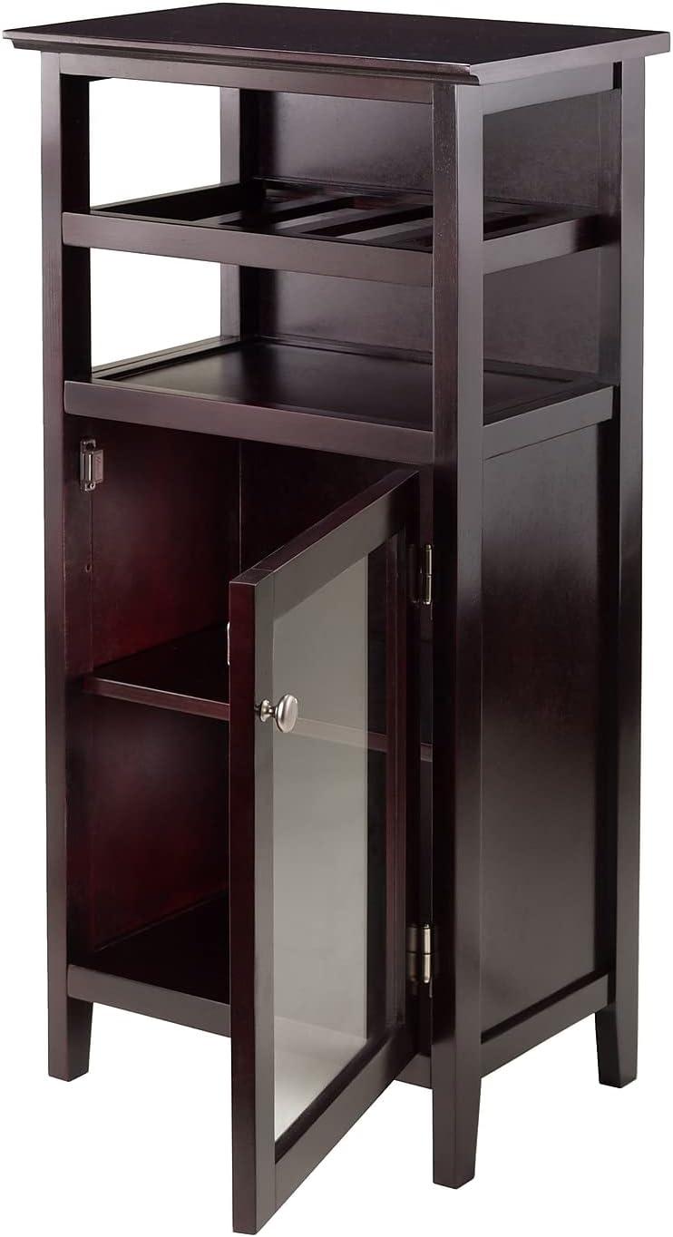 Alta Wine Cabinet Wood/Espresso - Winsome