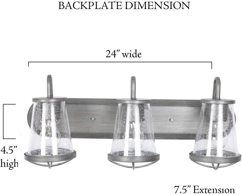 Designers Fountain Darby 87003-WI 3 Light Bath Bar