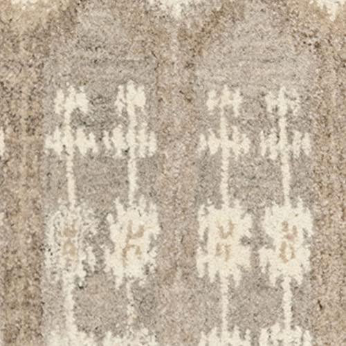 SAFAVIEH Wyndham Deborah Geometric Wool Area Rug, Natural/Multi, 9' x 12'