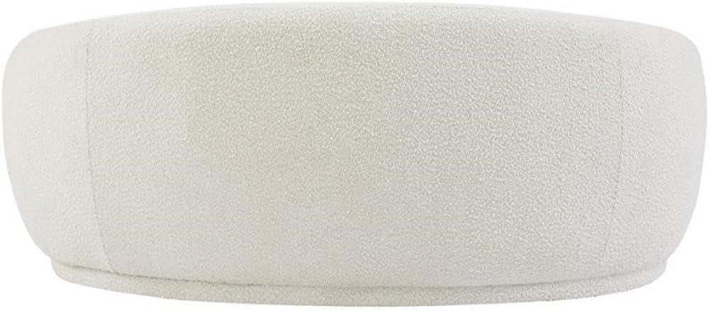 Meridian Furniture Hyde Modern Boucle Loveseat, Cream