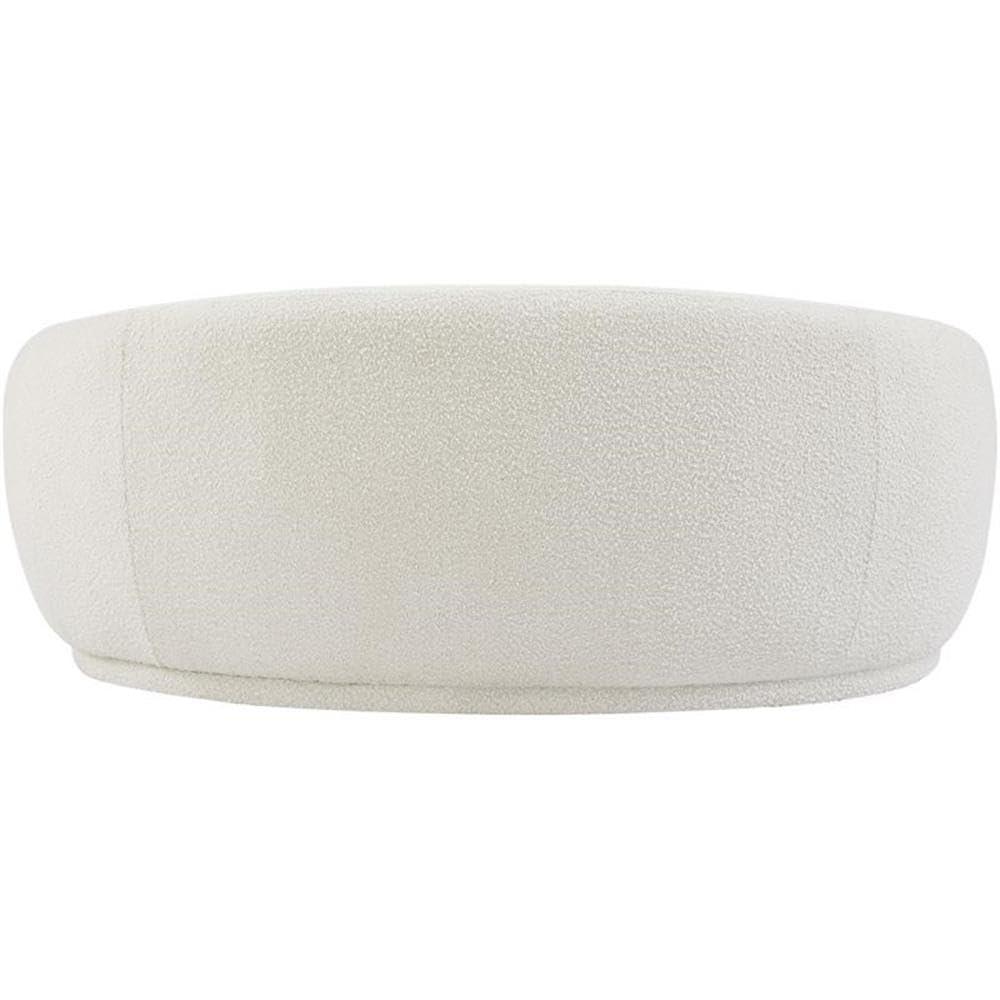Meridian Furniture Hyde Modern Boucle Loveseat, Cream