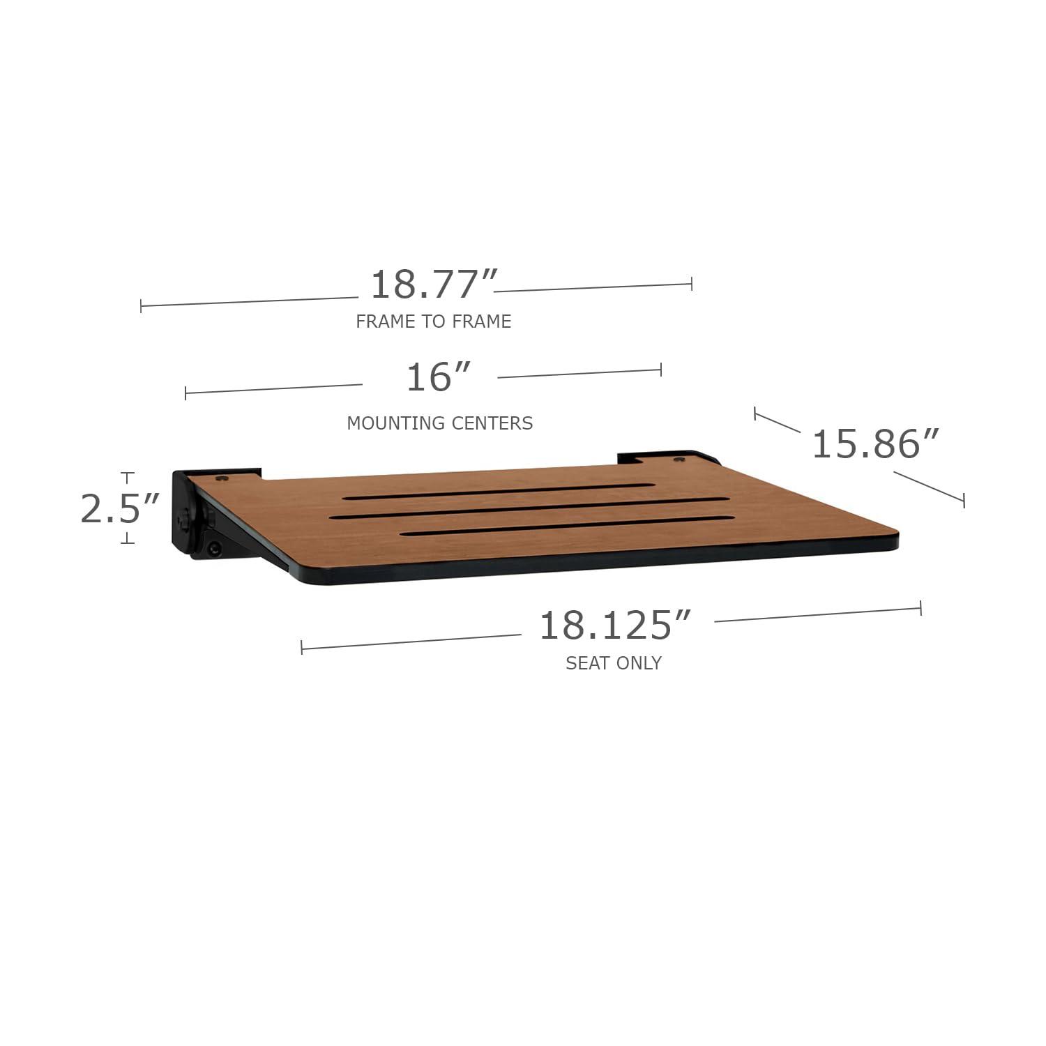 SlimLine Folding Shower Bench Seat
