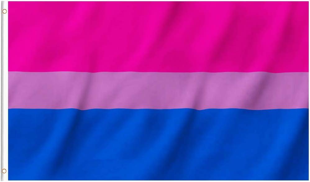 Anley Fly Breeze 3x5 Foot Bi Pride Flag - Bisexual Flags Polyester with Brass Grommets