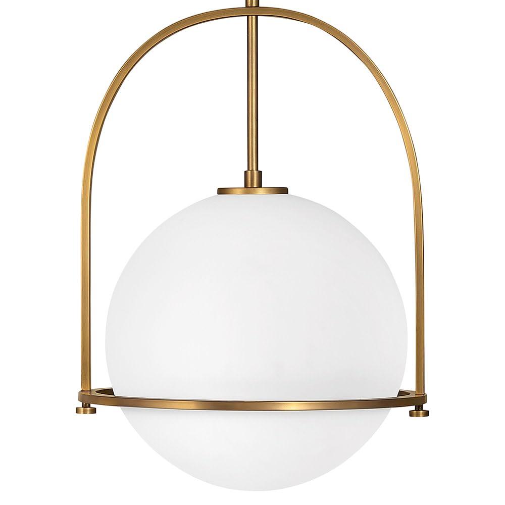 Arie Single Light Glass Dimmable Pendant