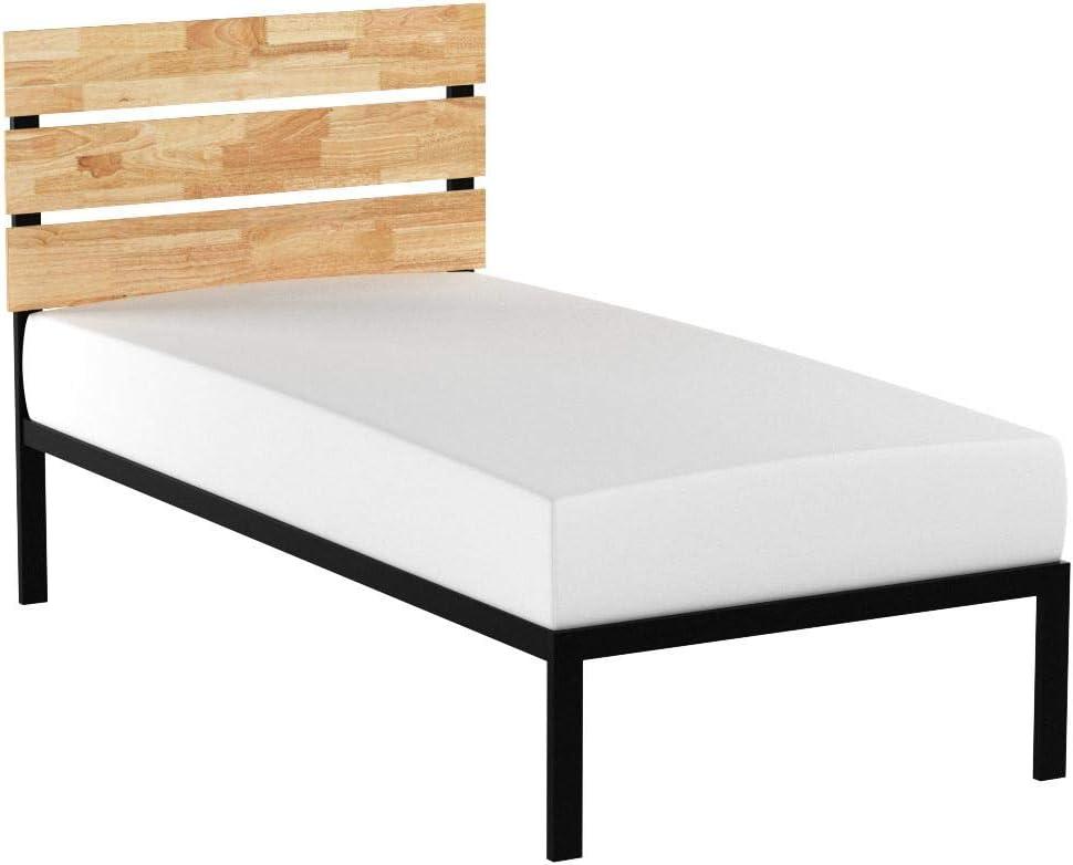 Paul Metal Platform Bed Frame Natural -ZINUS