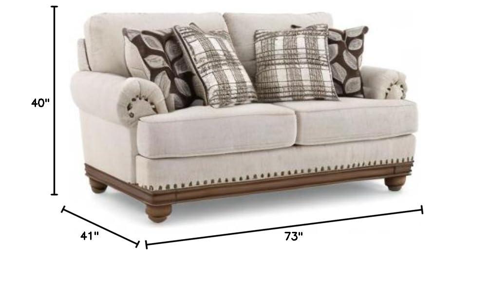 Signature Design by Ashley Harleson Loveseat in Wheat