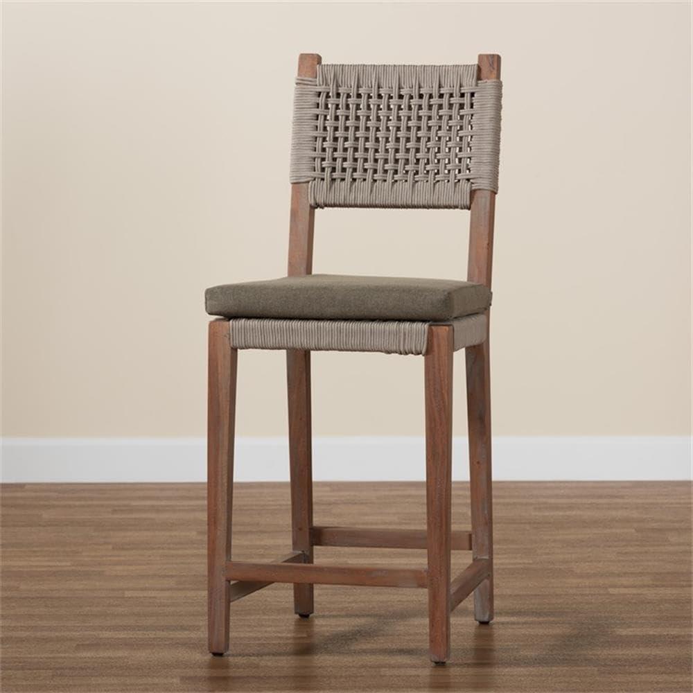 Bayou Breeze Datavia Solid Wood Counter Stool