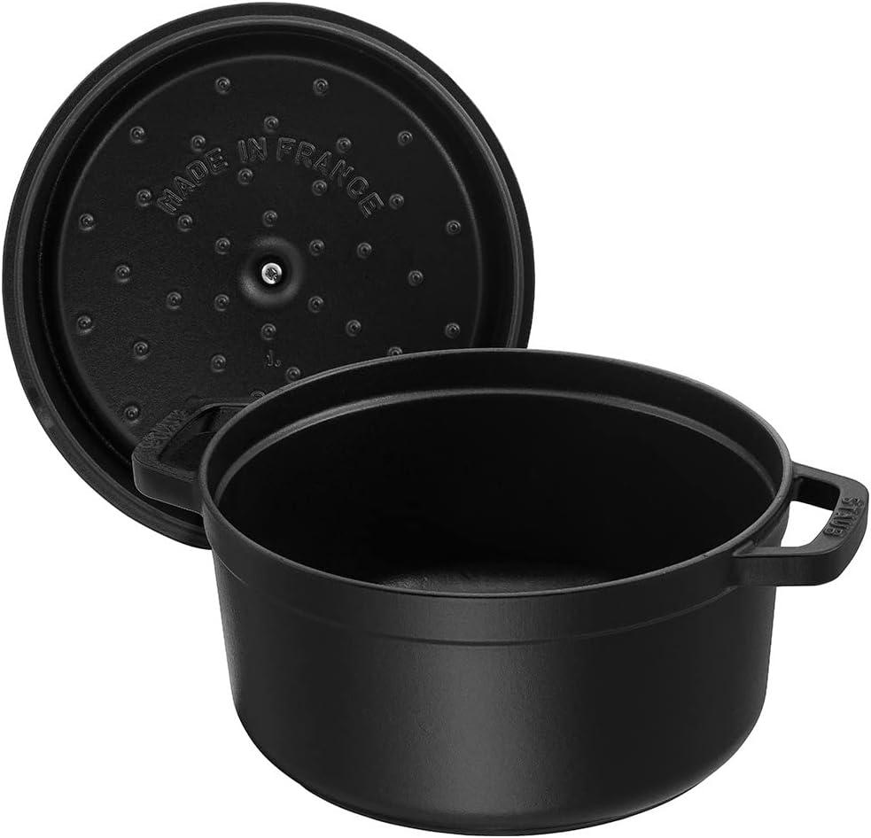 STAUB Cast Iron 5.5-qt Round Cocotte