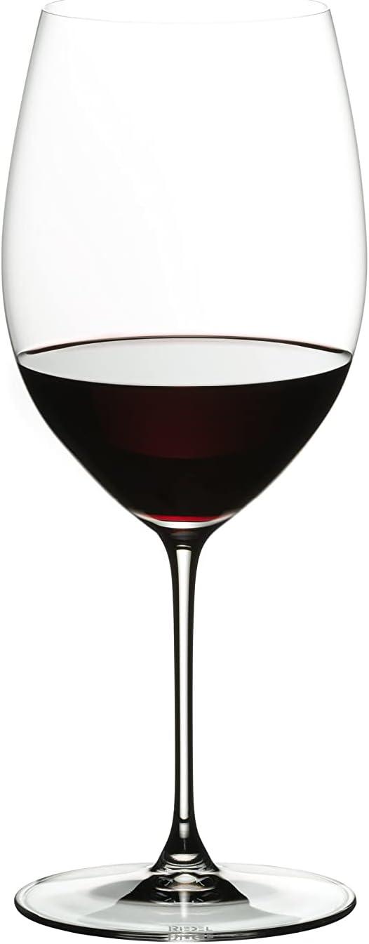 Riedel Veritas Dishwasher Safe Crystal Cabernet/Merlot Wine Glass (2 Pack)