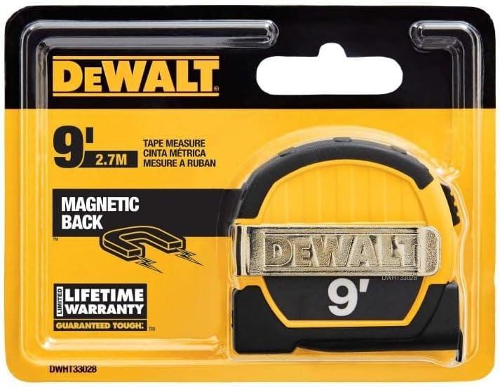 Dewalt-DWHT33028 9Ft Magnetic Pocket Tape Measure