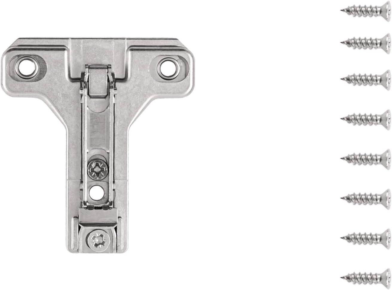 Polished Nickel Euro Concealed Cabinet Hinge with Easy Release