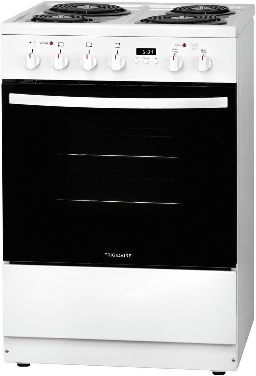 FRIGIDAIRE FFEH2422UW 24" freestanding coil electric range