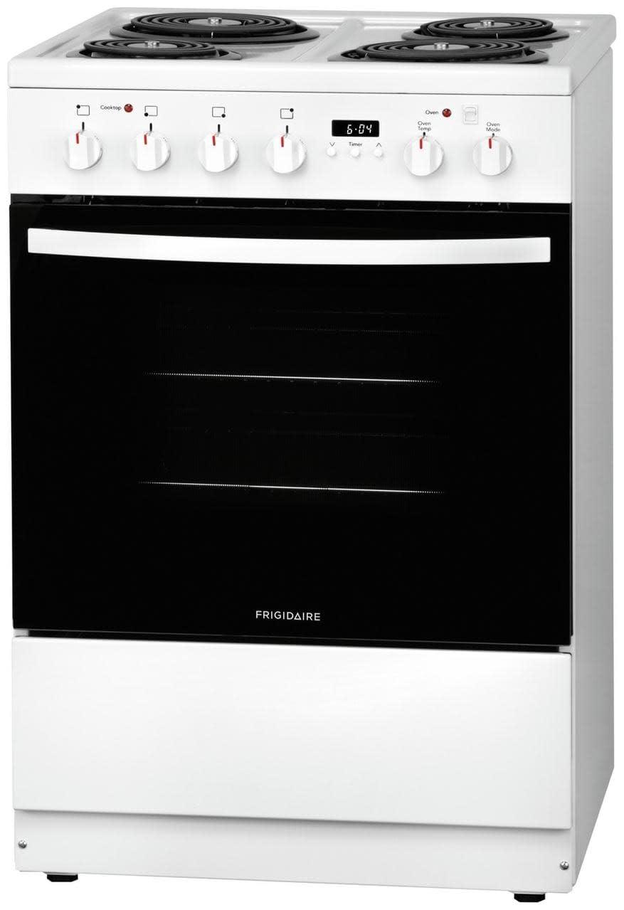 FRIGIDAIRE FFEH2422UW 24" freestanding coil electric range