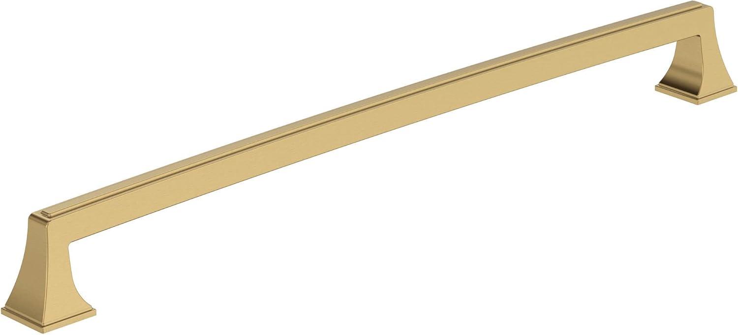 Amerock Mulholland 12-5/8 inch (320mm) Center-to-Center Champagne Bronze Cabinet Pull