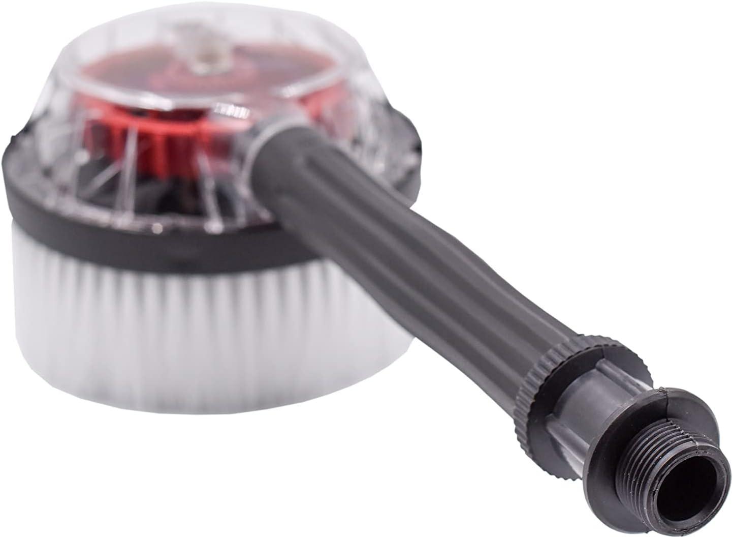 Universal Rotary Brush with Bayonet Adapter, Black and Red