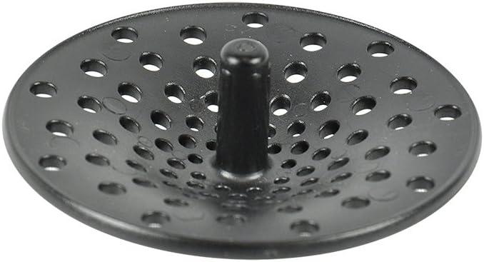 Daiosportswear Sink Strainer Kitchen Drain Household Black Stainless Steel Sink Filter Basket Sink Plug Vegetable Basin Water Blocking Accessories
